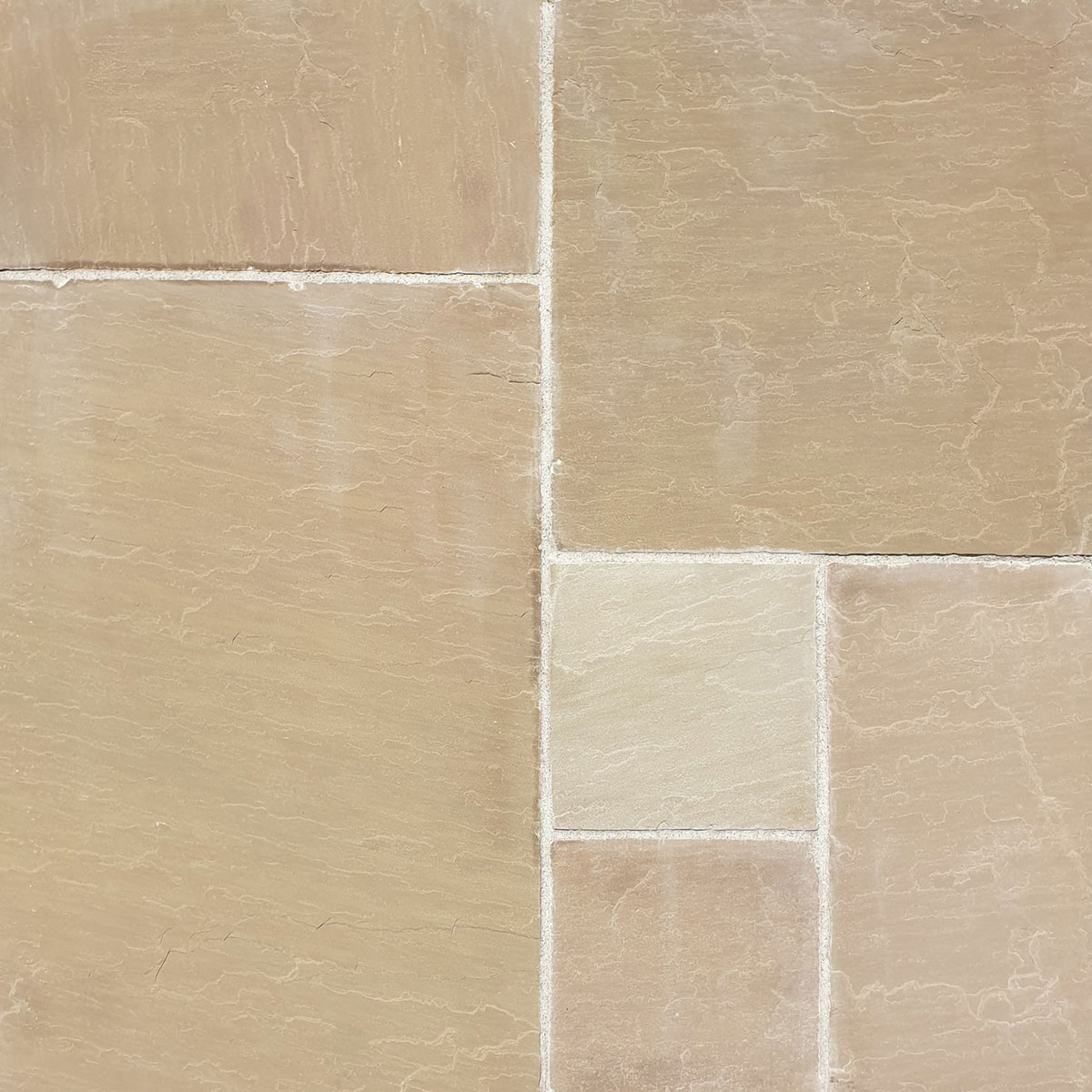 Camel dust sandstone paving.